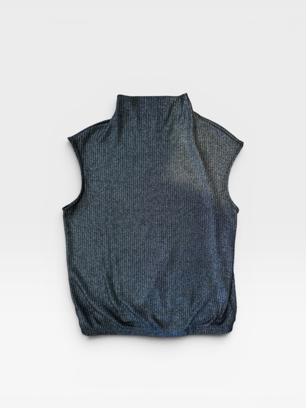 Sanctuary Black Metallic Sweater Tank